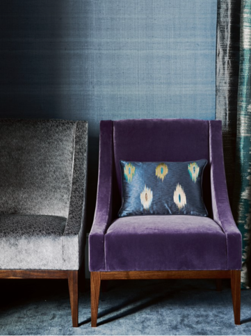 Astral Midnight Wallpaper by Jane Churchill
