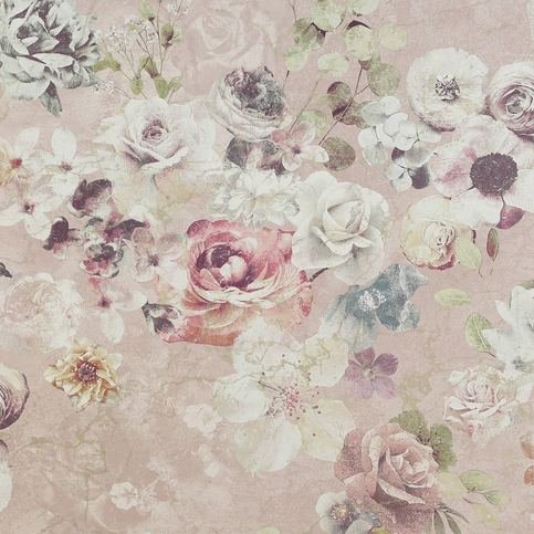 Marble Rose Pink Wallpaper by Jane Churchill