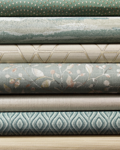 Lanata Slate/Taupe Wallpaper by Jane Churchill