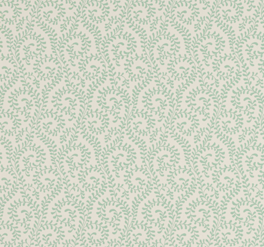 Millie Aqua Wallpaper by Jane Churchill