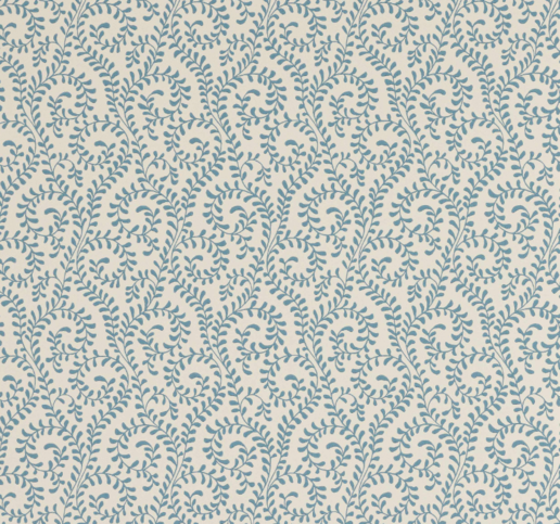 Millie Blue Wallpaper by Jane Churchill