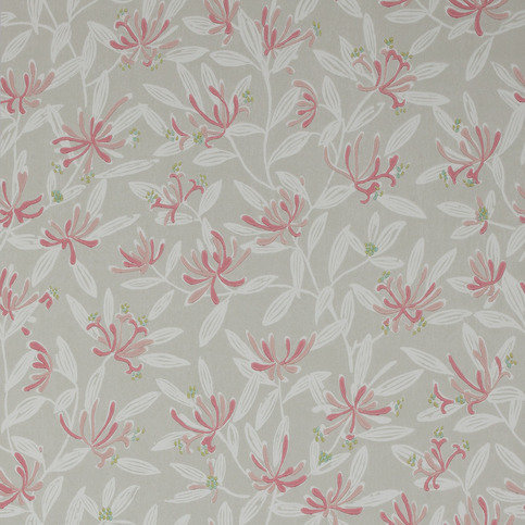 Nerissa Pink/Natural Wallpaper by Jane Churchill
