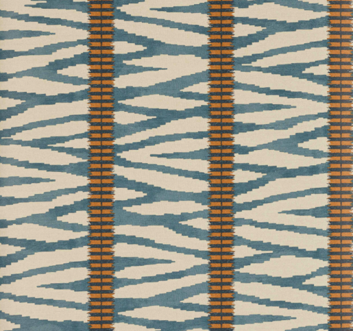Wilder Indigo Wallpaper by Jane Churchill