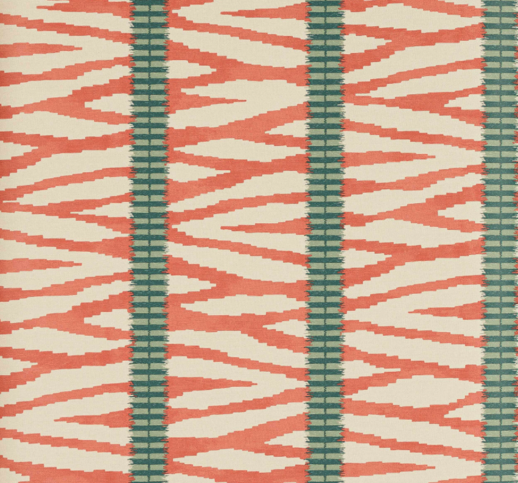 Wilder Red Wallpaper by Jane Churchill