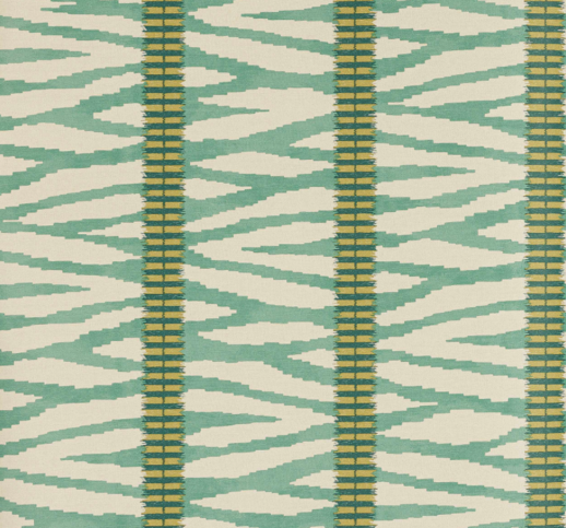 Wilder Teal Wallpaper by Jane Churchill