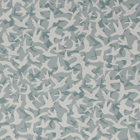 Windsong Blue Wallpaper by Jane Churchill