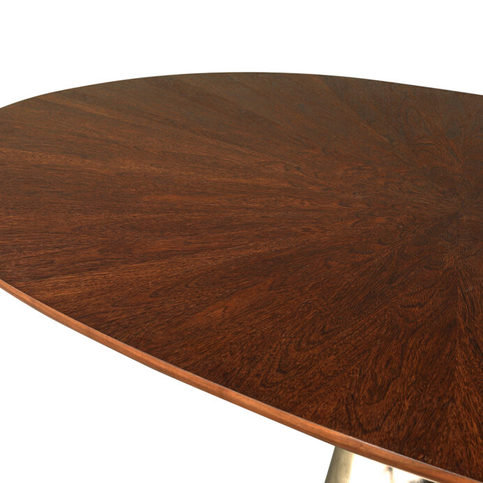 Canopy Antique Nickel Dining Table by Julian Chichester 
