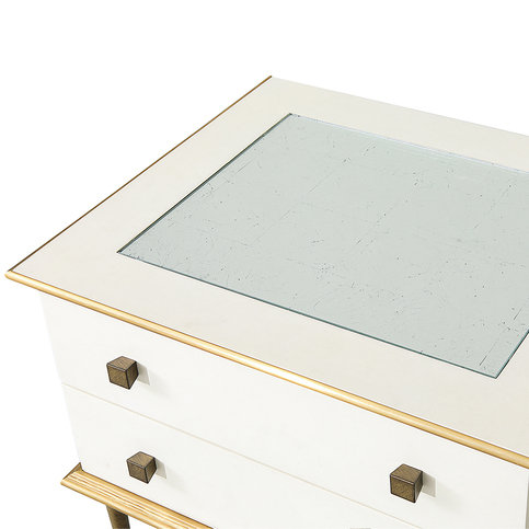 Getty Natural Vellum & Cortes Gold Bedside By Julian Chichester