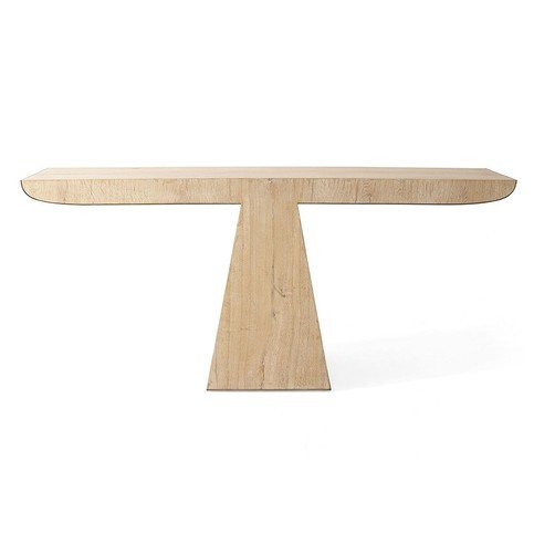 Angel Bleached Oak Washed Console by Julian Chichester 