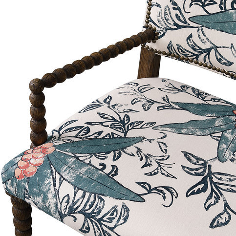 Bobbin Carver Chair - Upholstered Back by Julian Chichester 