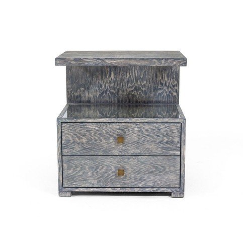 Enzo Lime Black Oak Bedside by Julian Chichester 