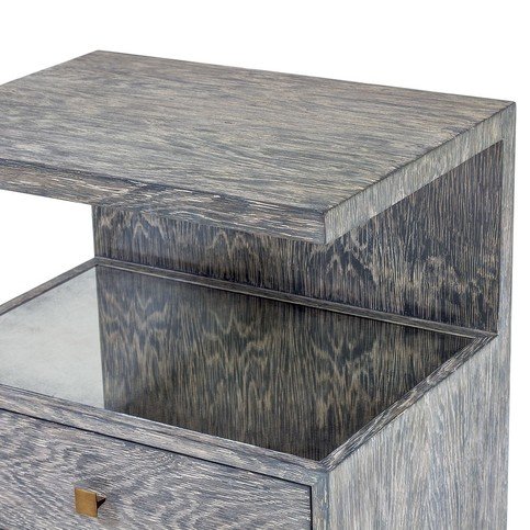 Enzo Lime Black Oak Bedside by Julian Chichester 