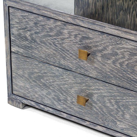 Enzo Lime Black Oak Bedside by Julian Chichester 