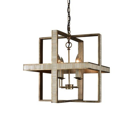 Hanover Aged Brass & Bone Chandelier by Julian Chichester 