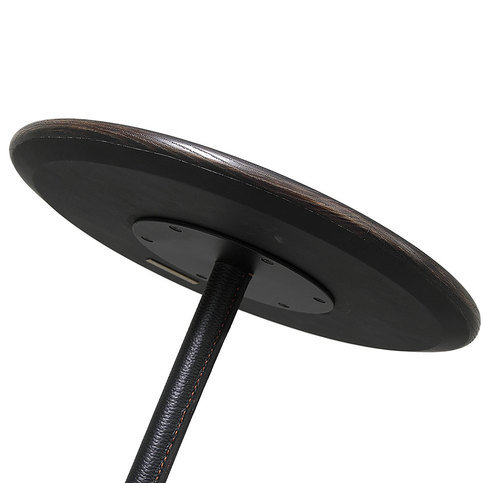 Lawley Black Leather Side Table by Julian Chichester 