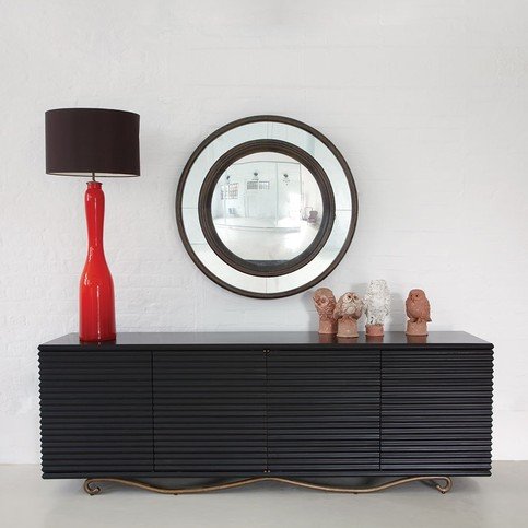 Twister Black Lacquer Cabinet by Julian Chichester 