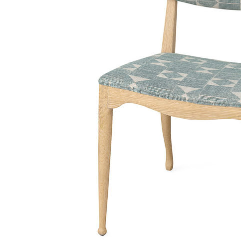Moose Bleached Oak Washed Single Chair by Julian Chichester 