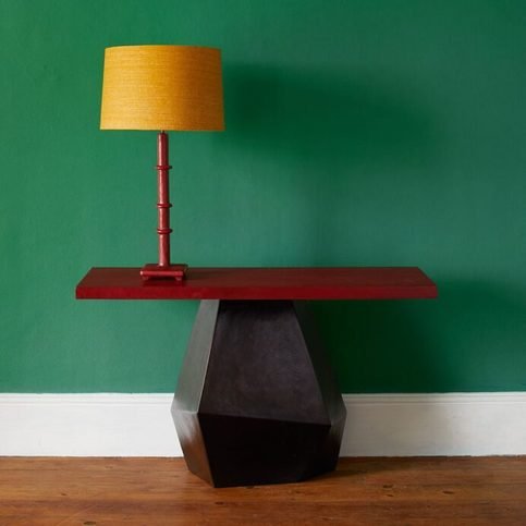 Roxy Red Gesso Large Lamp By Julian Chichester