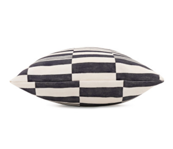 Checkerboard Cushion Monochrome by Kirkby Design 