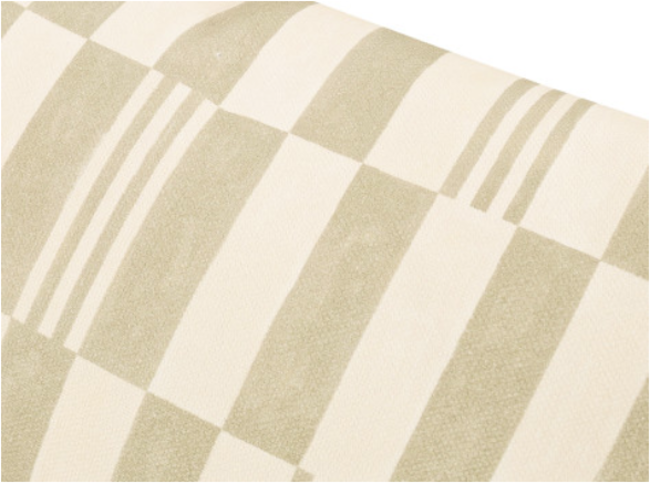 Checkerboard Cushion Pistachio by Kirkby Design 