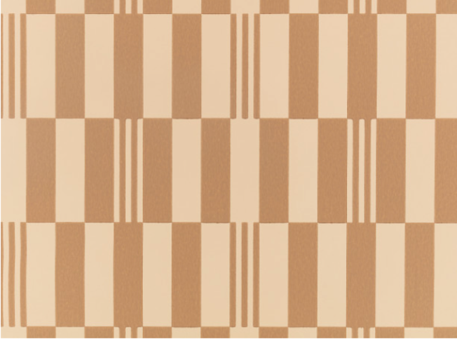 Checkerboard Wallcovering Chai by Kirkby Design 
