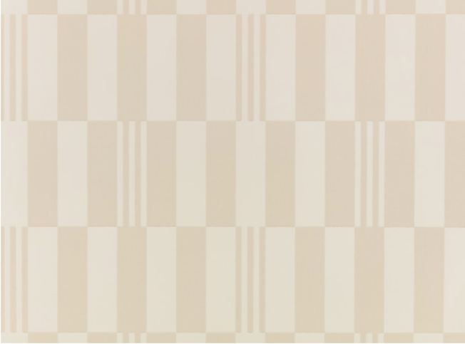 Checkerboard Wallcovering Chalk by Kirkby Design 