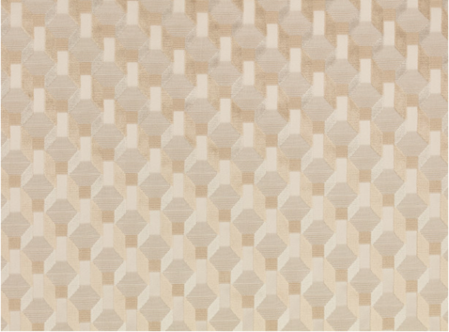 Cubic Natural Fabric by Kirkby Design