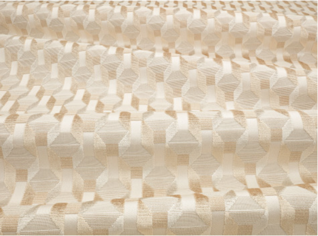 Cubic Natural Fabric by Kirkby Design