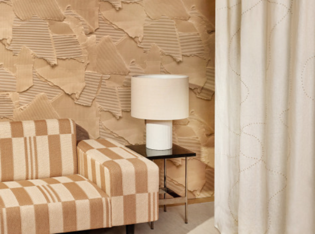 Figure Chalk Fabric by Kirkby Design