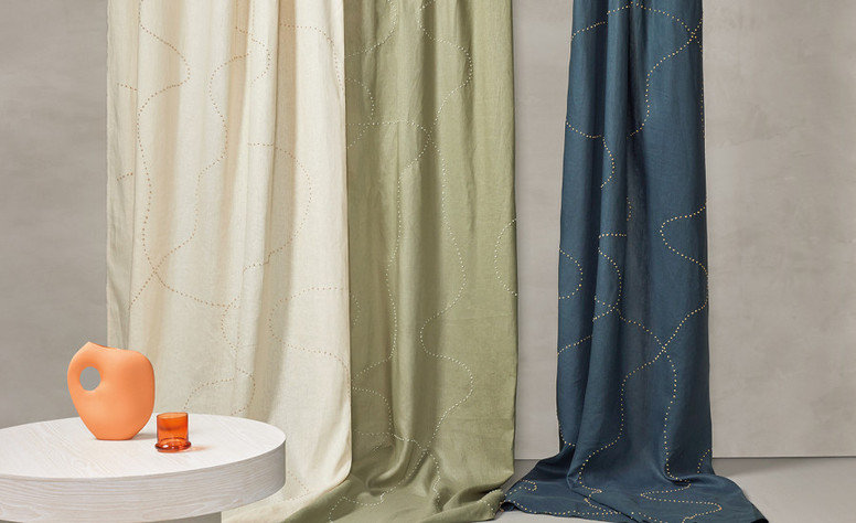 Figure Chalk Fabric by Kirkby Design