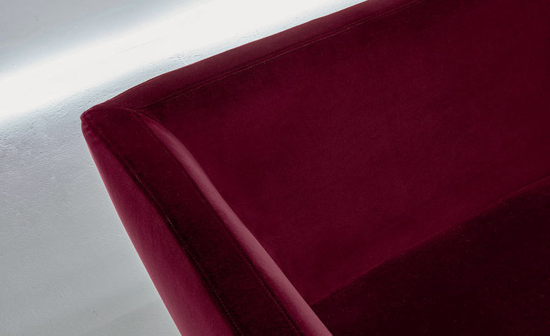 Ice II Ruby Fabric by Kirkby Design