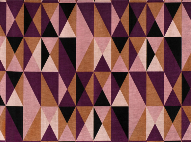 Kirkby Design Arco Plum Fabric