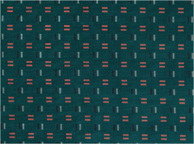 Kirkby Design Hammersmith Teal Fabric