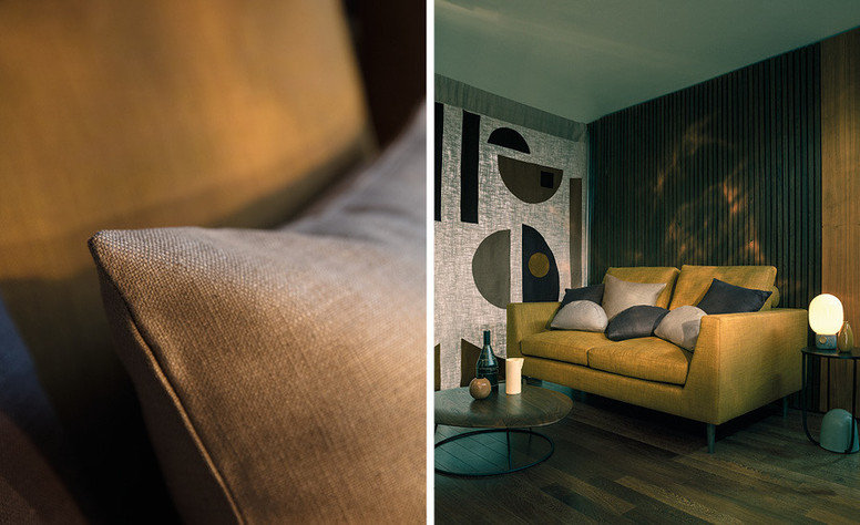 Kirkby Design Hue Golden Ochre Fabric