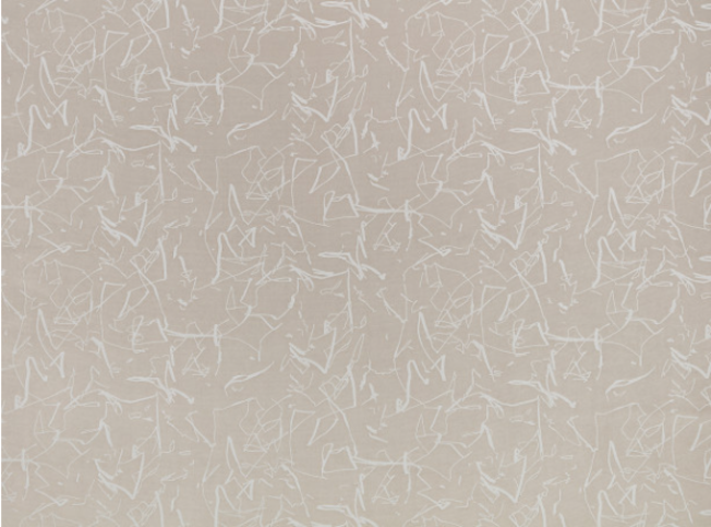 Scribble Recycled Taupe Fabric by Kirkby Design