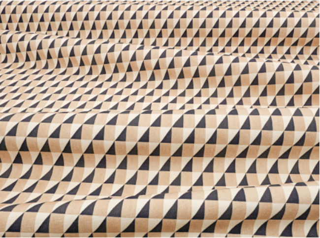 Segment Recycled Monochrome Fabric by Kirkby Design