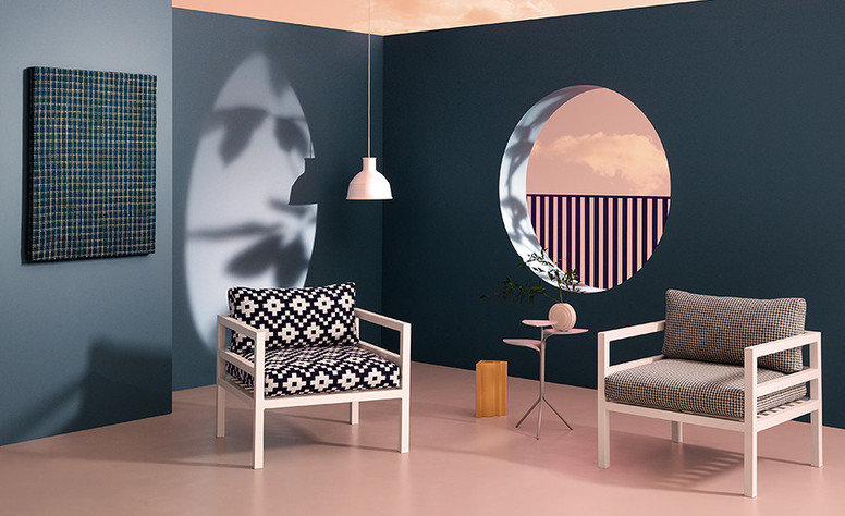 Tile Navy by Kirkby Design