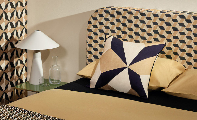 Twist Recycled Monochrome Fabric by Kirkby Design