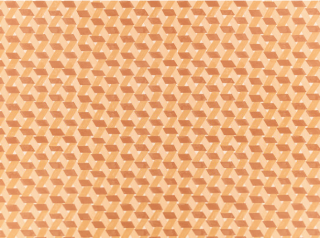 Twist Wallcovering Terracotta by Kirkby Design 