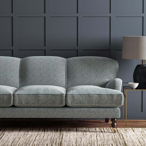 Chicane Lapis Fabric by Linwood