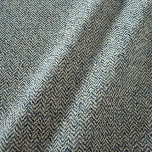 Chicane Lapis Fabric by Linwood