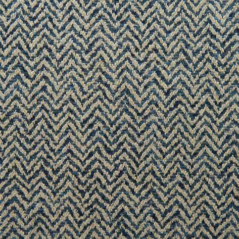 Chicane Navy Fabric by Linwood