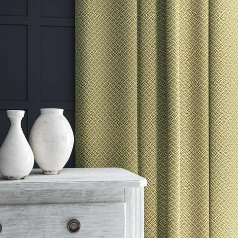 Pivot Chartreuse Fabric by Linwood