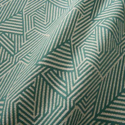 Sashay Teal Fabric by Linwood