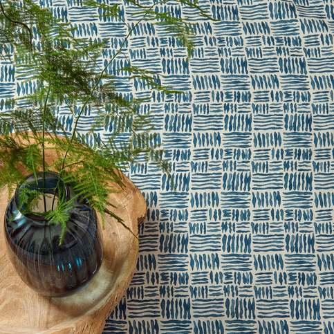 Trapeze Maldives Fabric by Linwood