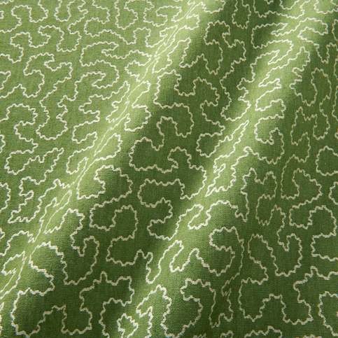 Wiggle Avocado Fabric by Linwood