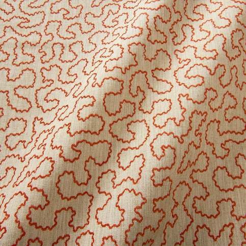 Wiggle Ginger Fabric by Linwood