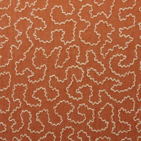 Wiggle Marmalade Fabric by Linwood