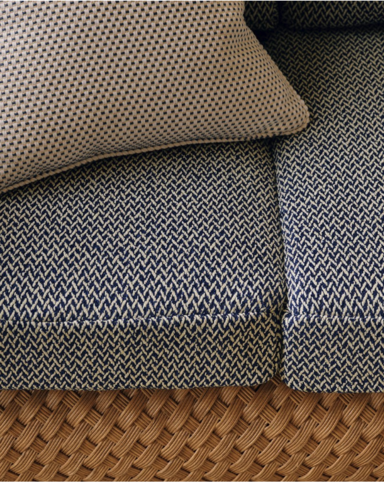Comporta Indigo Fabric by Manuel Canovas