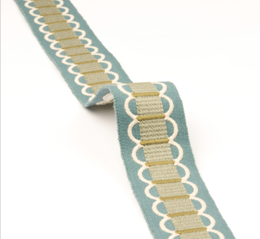 Gina Celadon Trimming by Manuel Canovas